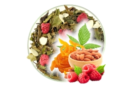 Herbata Biała PAI MU TAN MIGDAŁ MALINA Wyjątkowe Połączenie Aromatu